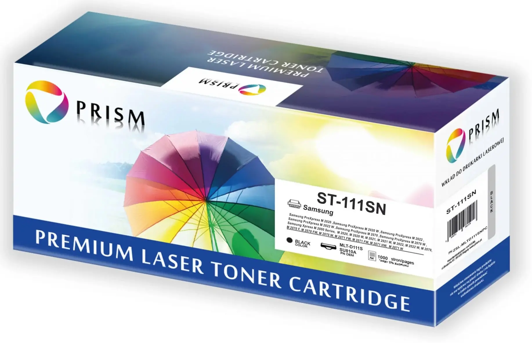 Toner Prism ZSL-MLTD111SNPC (zamiennik MLT-D111S) Czarny