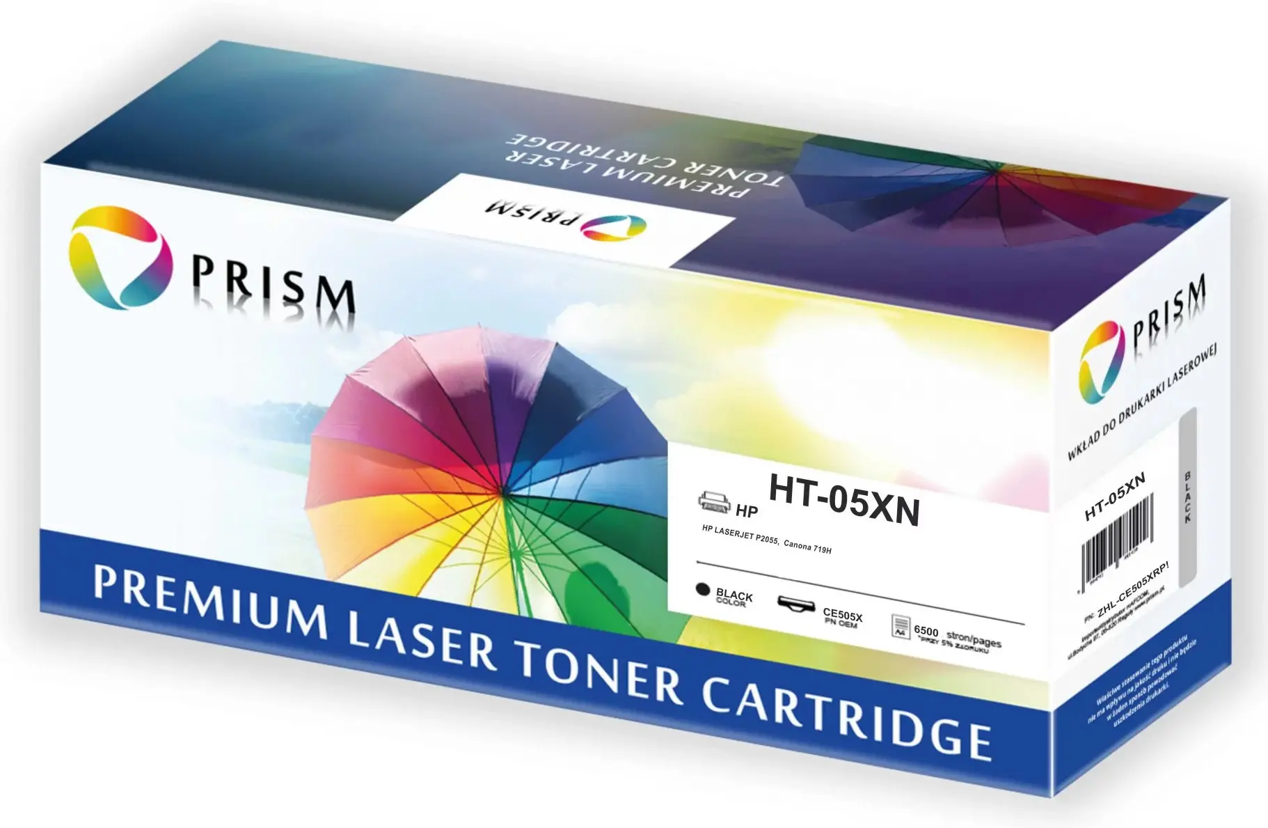 Toner Prism ZHL-CE505XRP (zamiennik 05X CE505X, CRG-719H, C-EXV40) Czarny