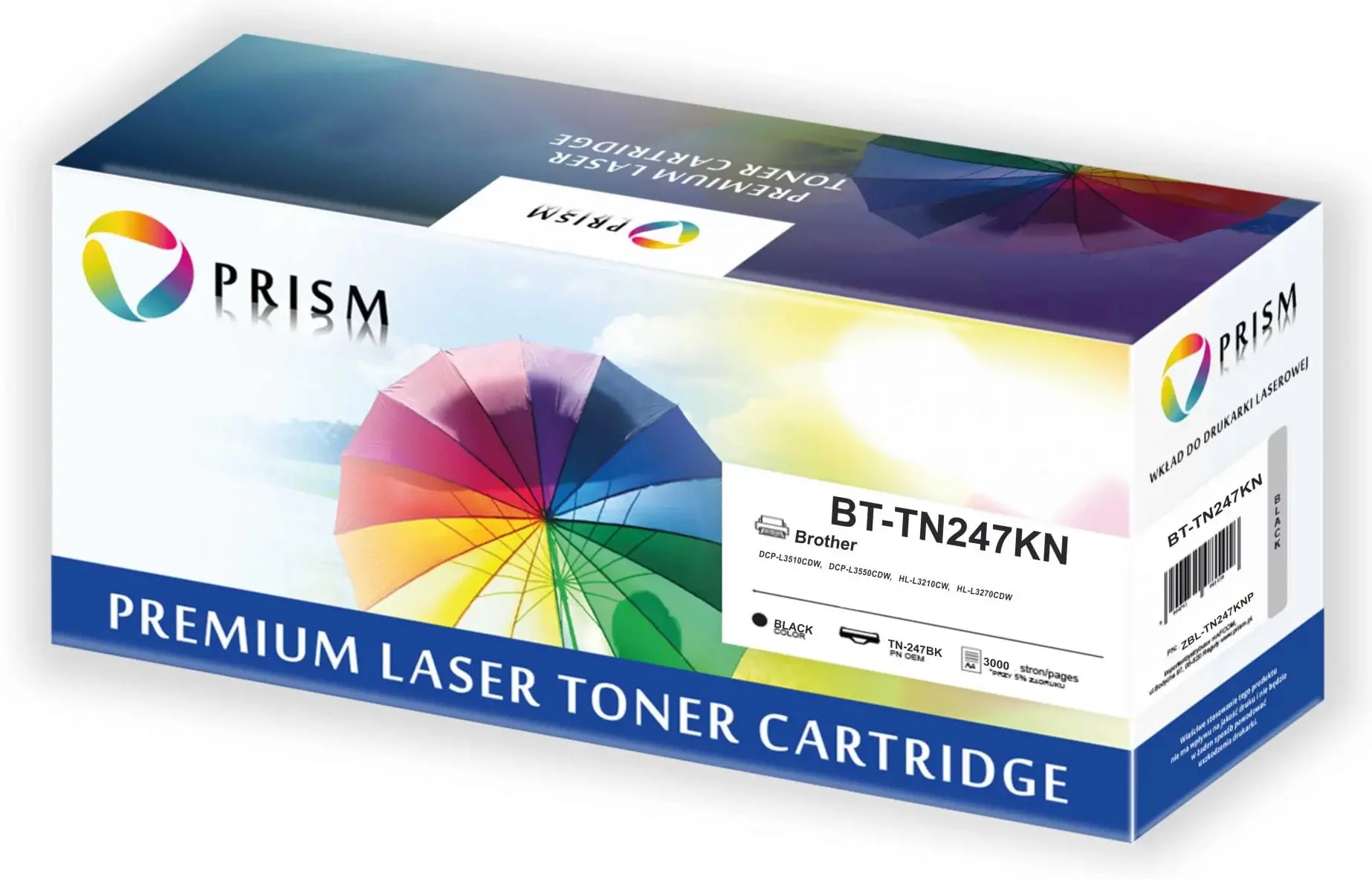 Toner Prism ZBL-TN247KNP (zamiennik TN-247BK) Czarny