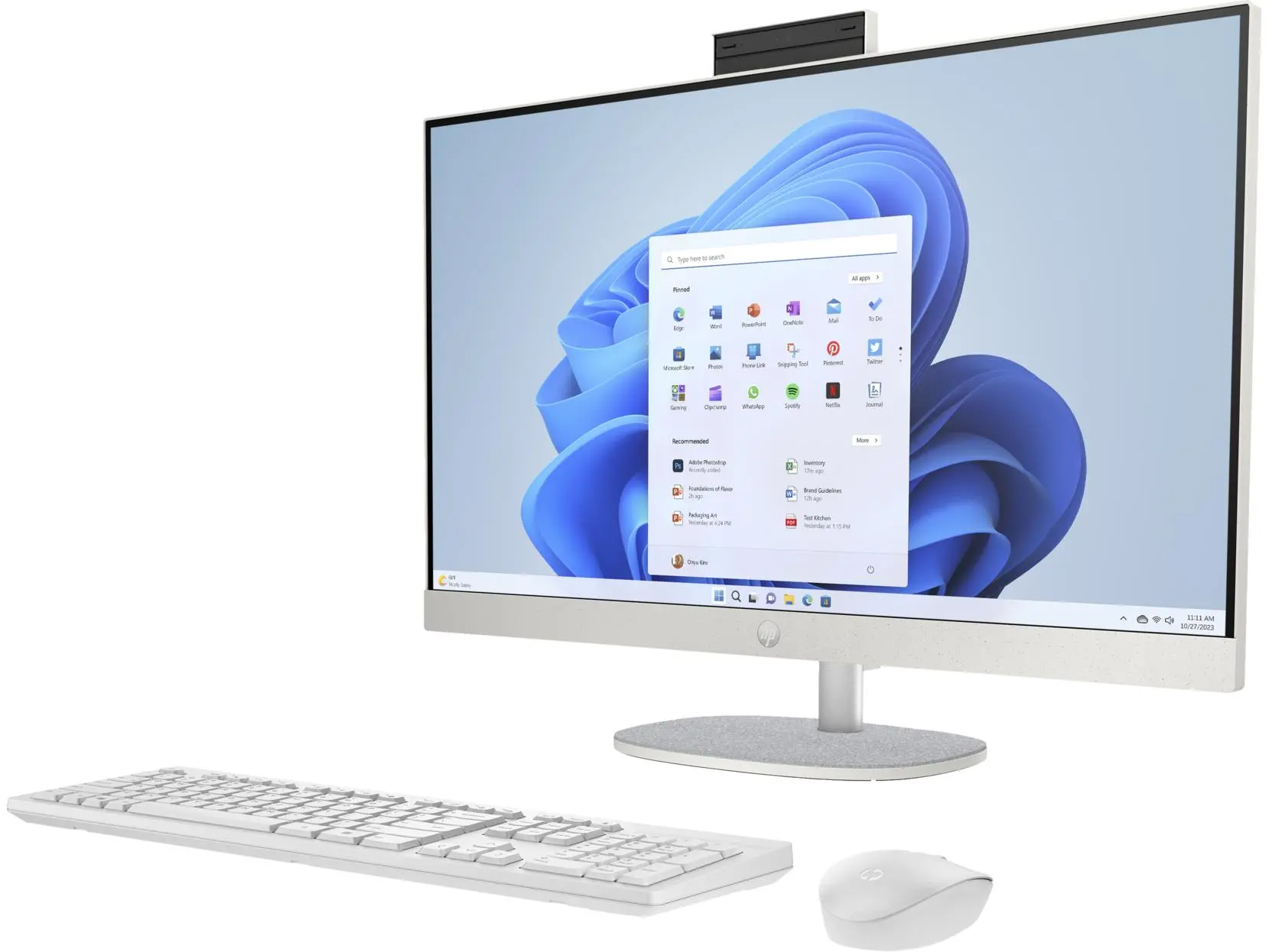 Komputer HP 27-cr0252nw i7-1355U 27" 16GB RAM 512GB Dysk SSD Win11 Biały