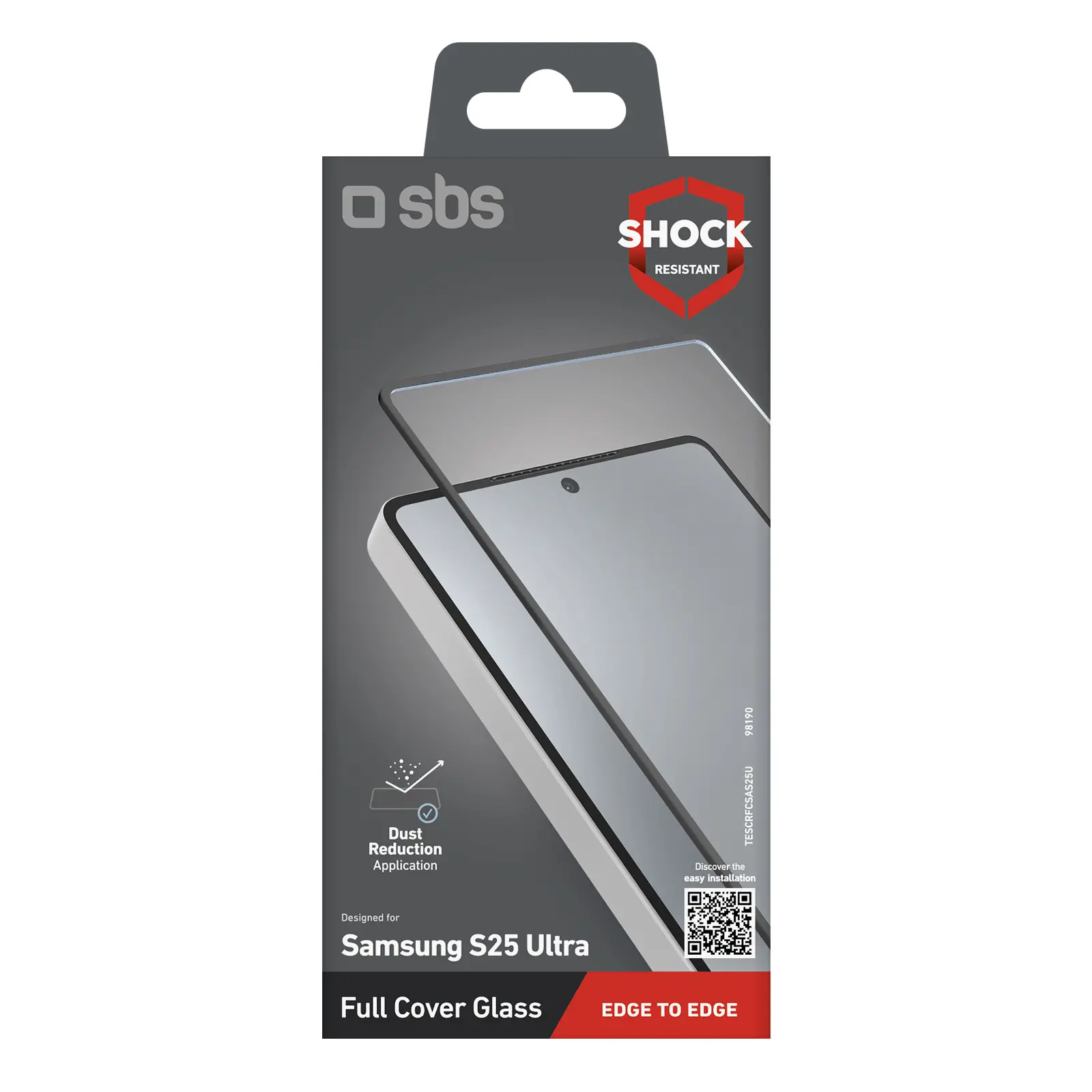 Szkło hartowane SBS Full Cover do Galaxy S25 Ultra