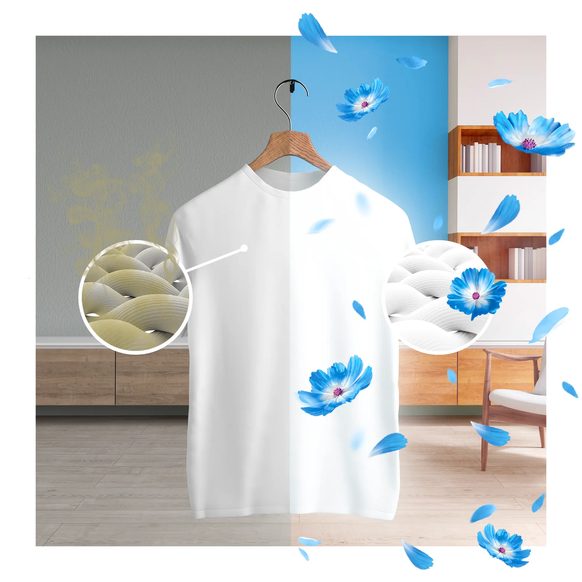 Płyn do płukania Lenor Fresh Air Effect Fresh Wind 55 prań 770ml