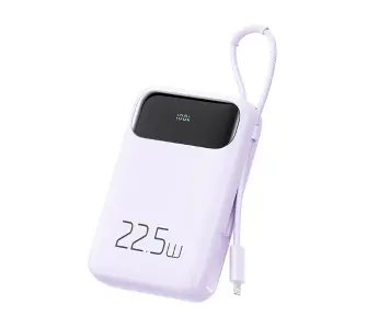 Powerbank Mcdodo MC-3255 10000mAh, 22.5W z kablem Lightning Fioletowy