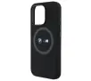 Etui BMW M Silicone Printed Ring MagSafe do iPhone 16 Pro Czarny