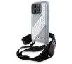 Etui BMW M Edition Carbon Stripe & Strap do iPhone 16 Pro Max Szary