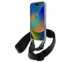 Etui BMW M Edition Carbon Stripe & Strap do iPhone 16 Pro Max Szary