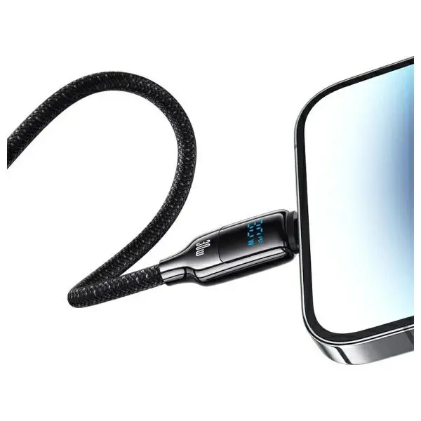 Kabel USAMS USB-C do Lightning 30W 1,2m Czarny
