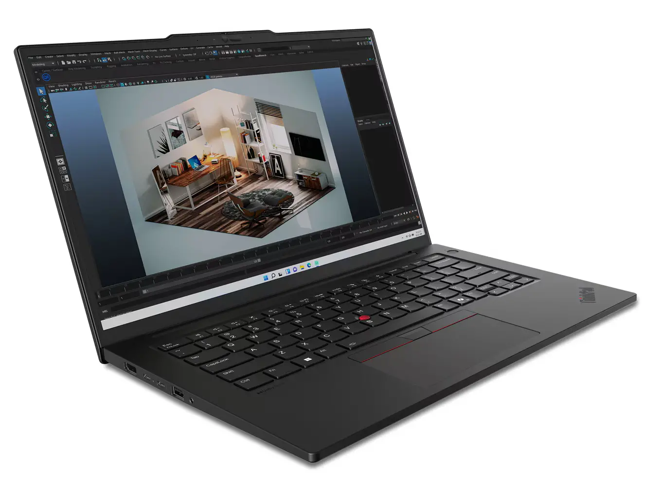 Laptop biznesowy Lenovo ThinkPad P14s Gen 5 14,5" Ultra 7 165H 32GB RAM 1TB Dysk SSD RTX500 Win11 Pro Czarny