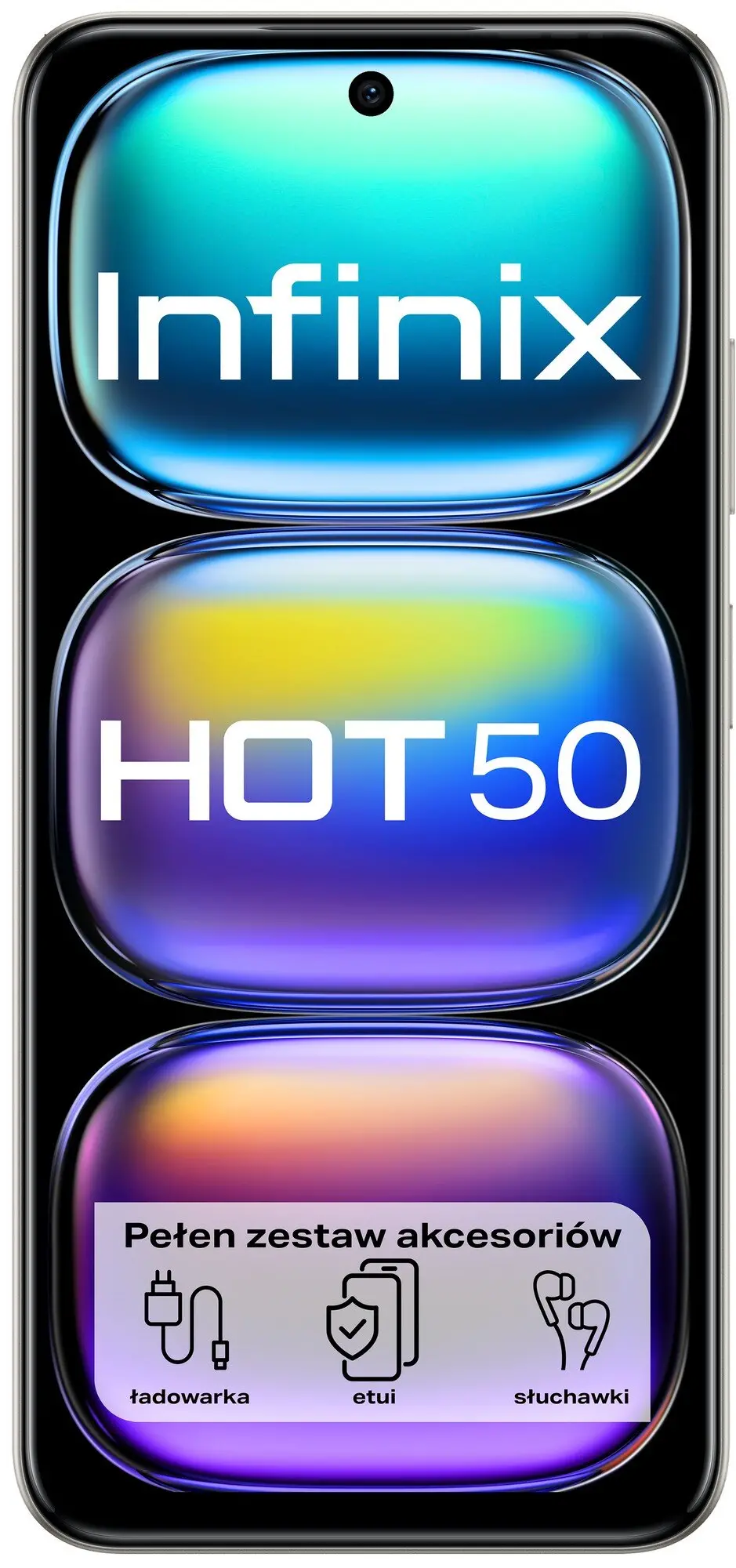 Smartfon Infinix Hot 50 8/128GB 6,78" 120Hz 50Mpix Szary