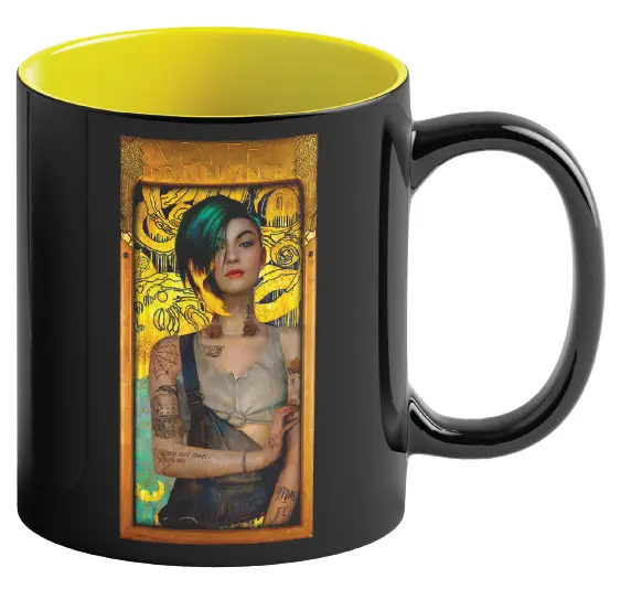 Kubek Good Loot Game Art Chronicles Cyberpunk 2077 Judy & Gustav Klimt
