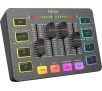 Mikser audio Fifine SC3 Karta dźwiękowa Czarny