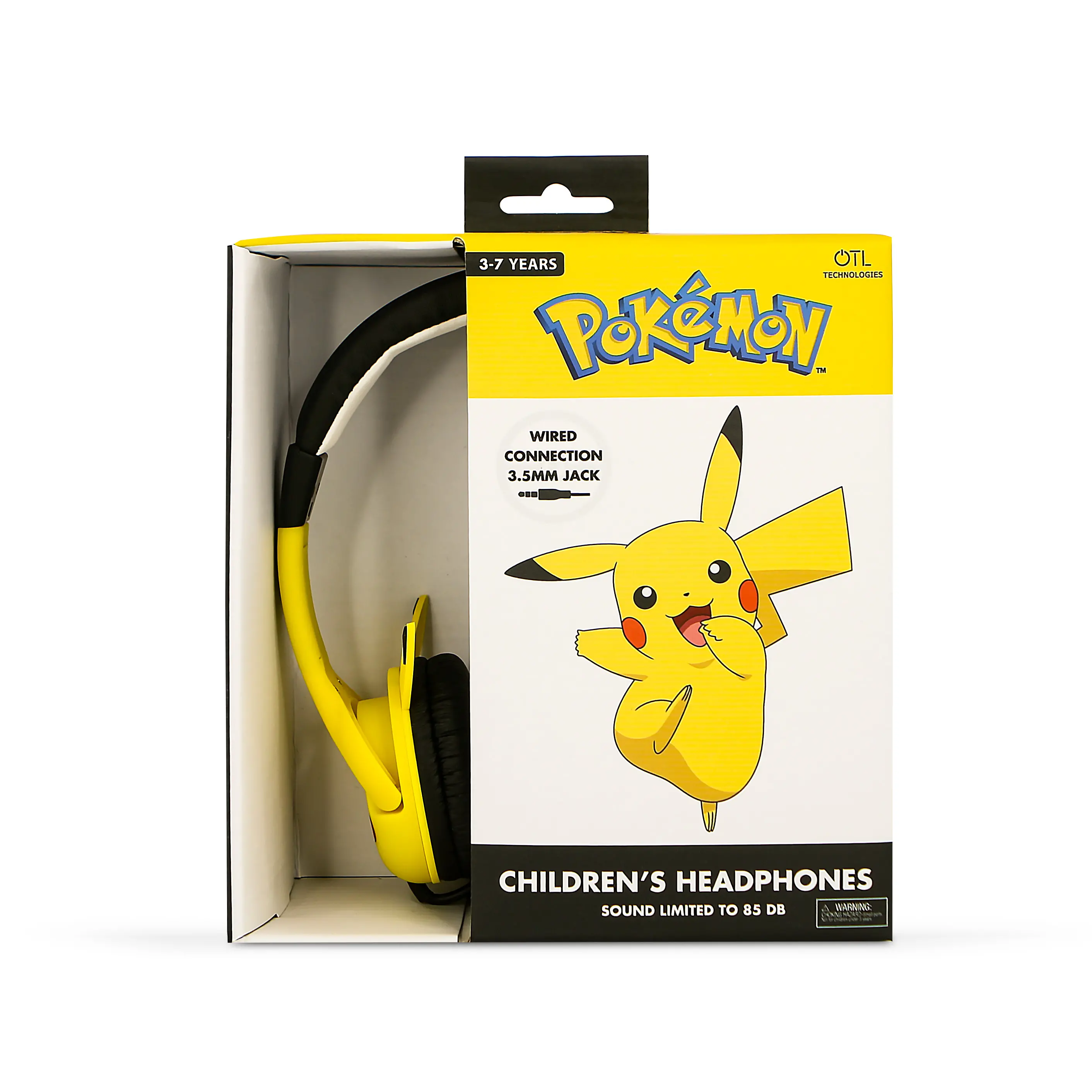 Słuchawki przewodowe OTL Technologies Pokémon Pikachu Dla dzieci Nauszne Żółto-czarny
