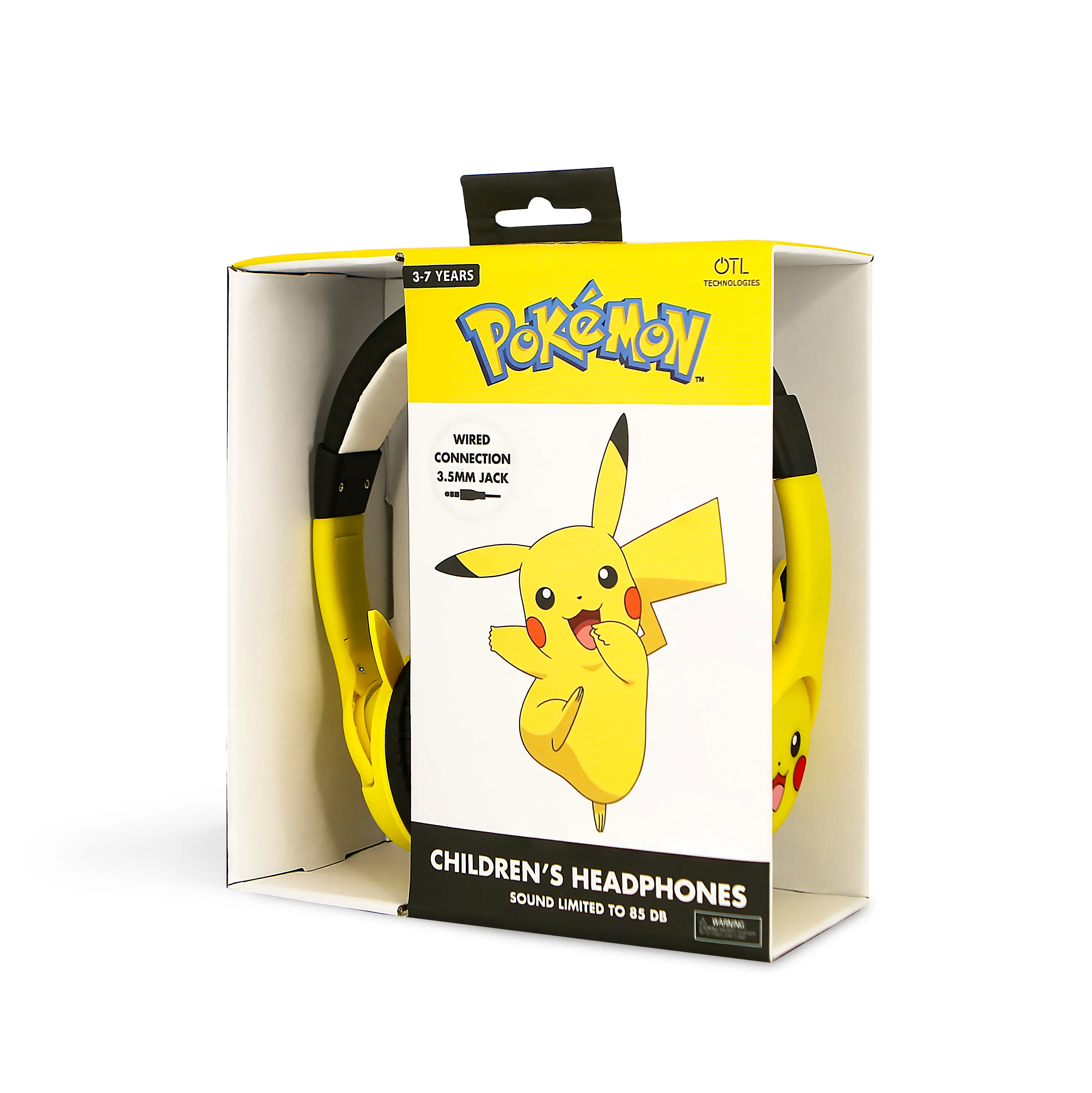 Słuchawki przewodowe OTL Technologies Pokémon Pikachu Dla dzieci Nauszne Żółto-czarny