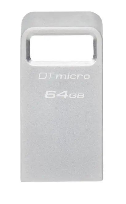 PenDrive Kingston Data Traveler Micro 64GB USB 3.2 Srebrny