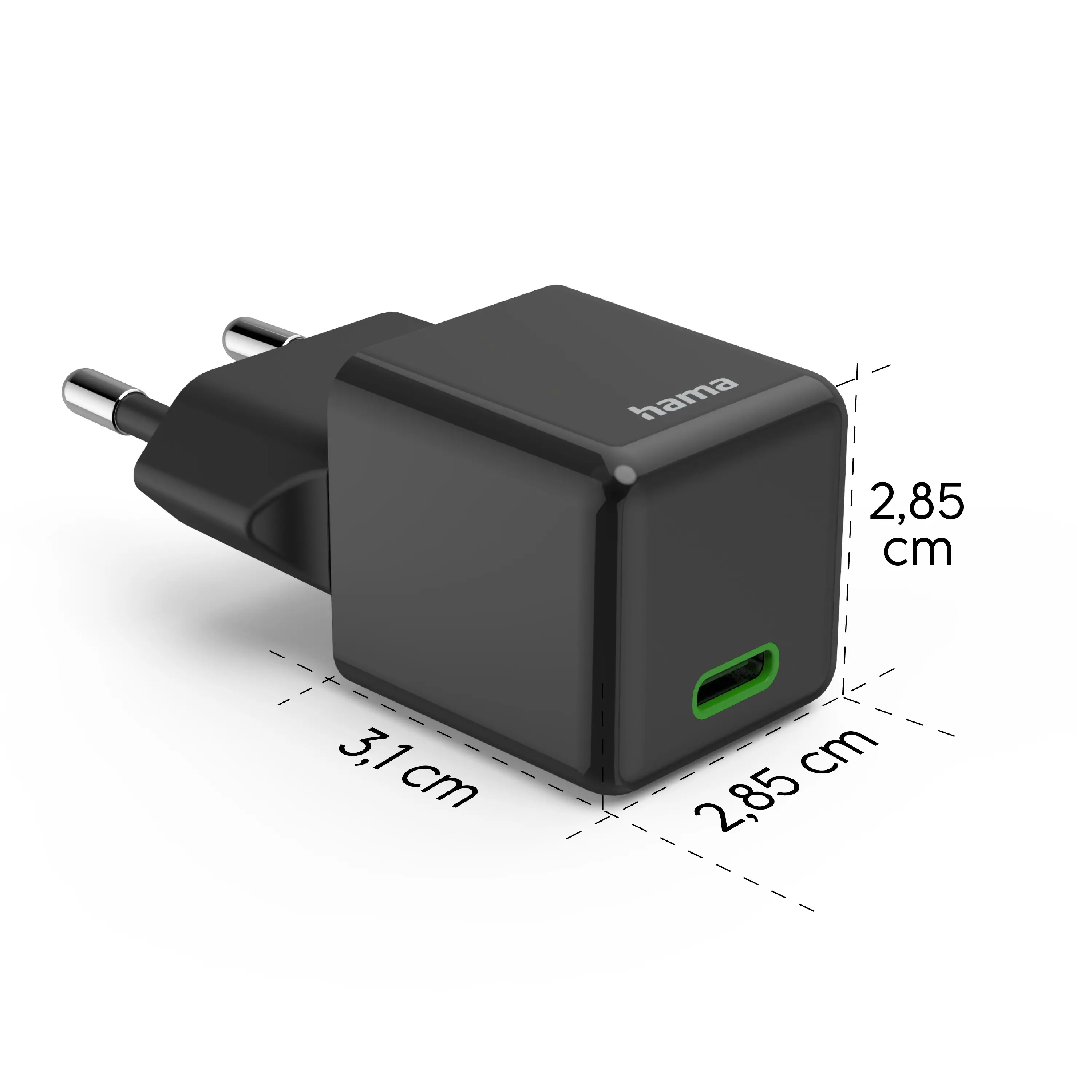 Ładowarka sieciowa Hama GaN PD/QC SuperMINI 30W Czarny