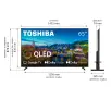 Telewizor Toshiba 65QG5E63DG 65"QLED 4K Google TV Dolby Vision Dolby Atmos DVB-T2