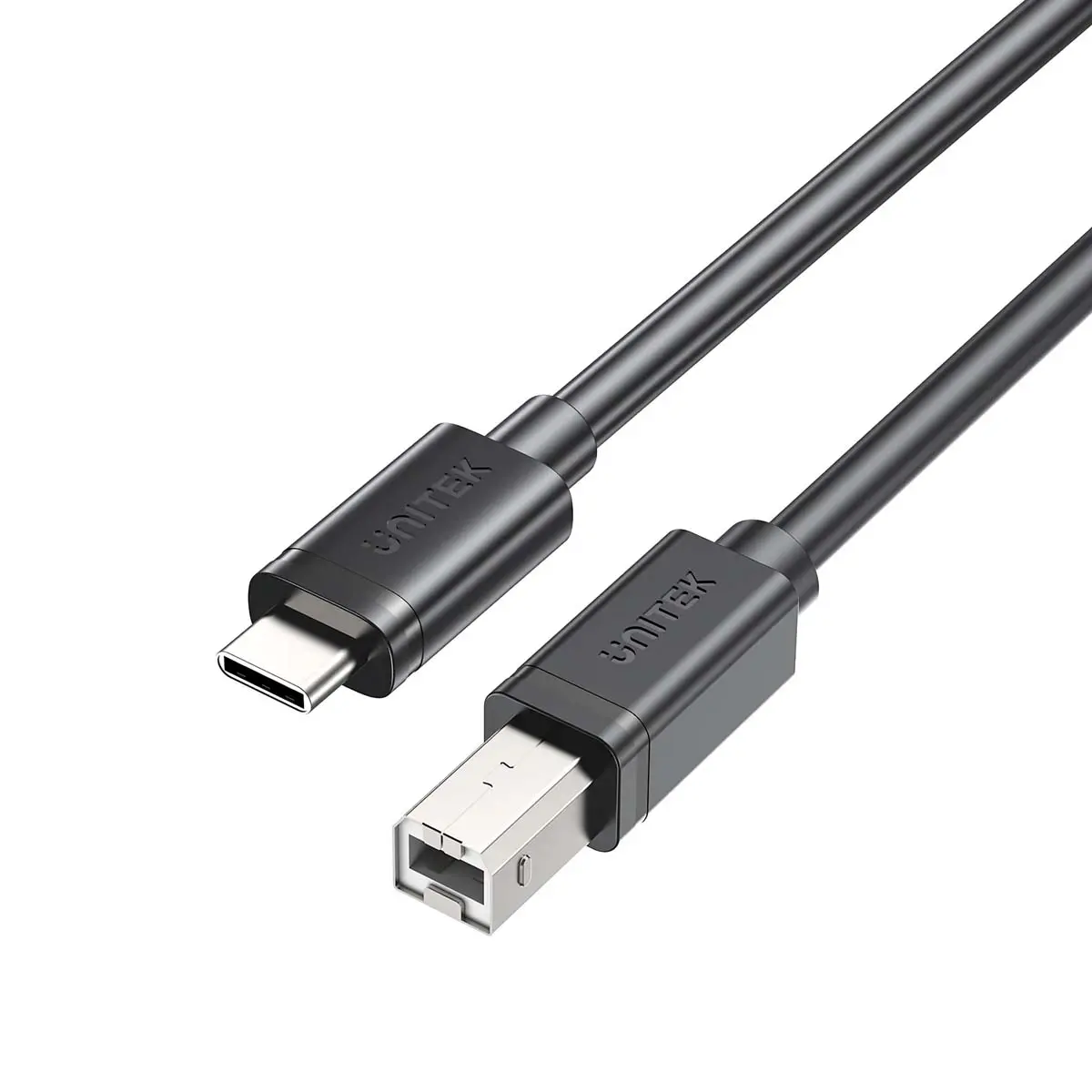 Kabel USB Unitek C14140ABK03-2M USB C - USB B 2.0 2m Czarny