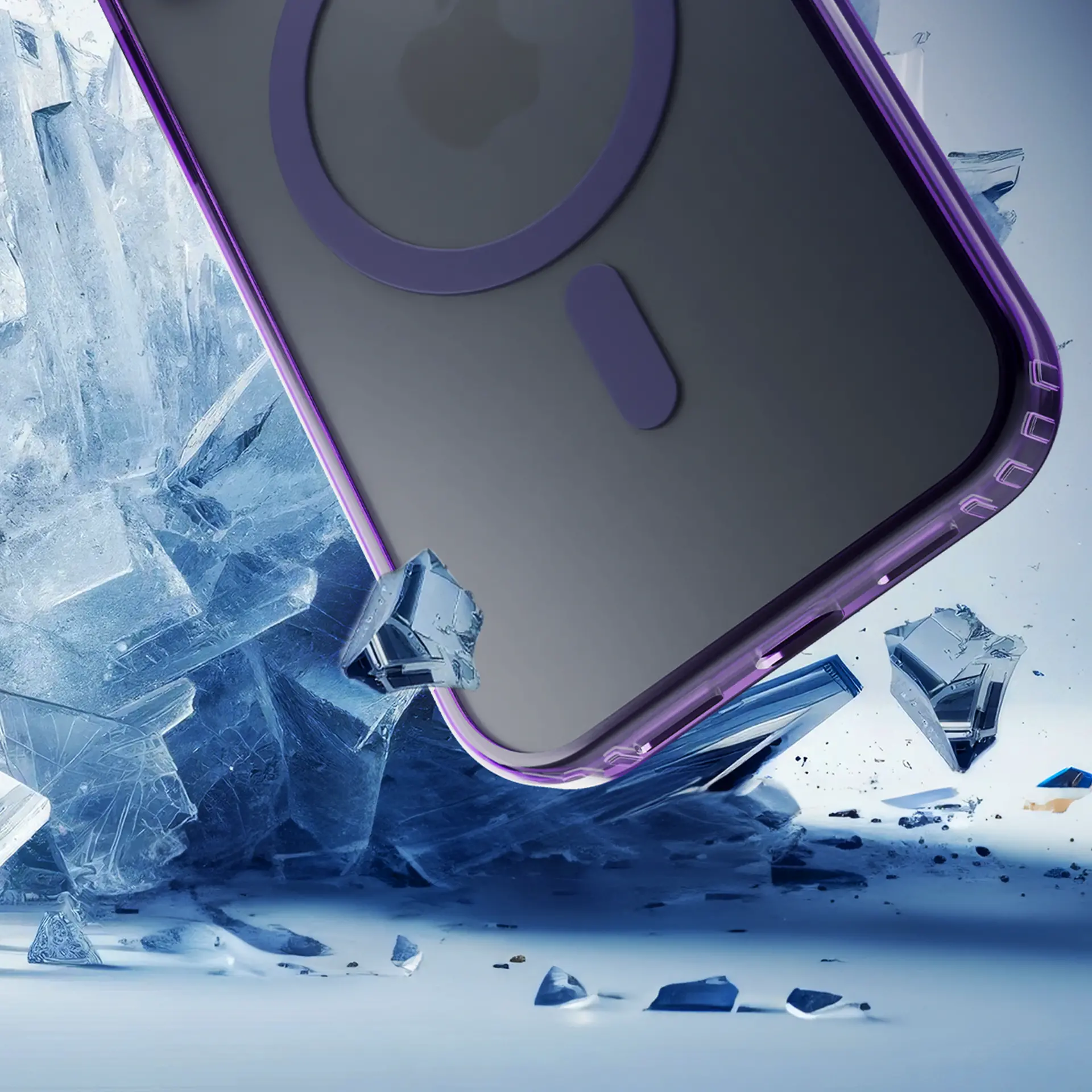 Etui 3mk Frosty MagCase do iPhone 16 Pro Max Fioletowy