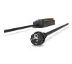 Listwa Hama 223064 zewnętrzna 4 gniazda 4m IP44 Czarny