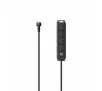 Listwa Hama 223064 zewnętrzna 4 gniazda 4m IP44 Czarny