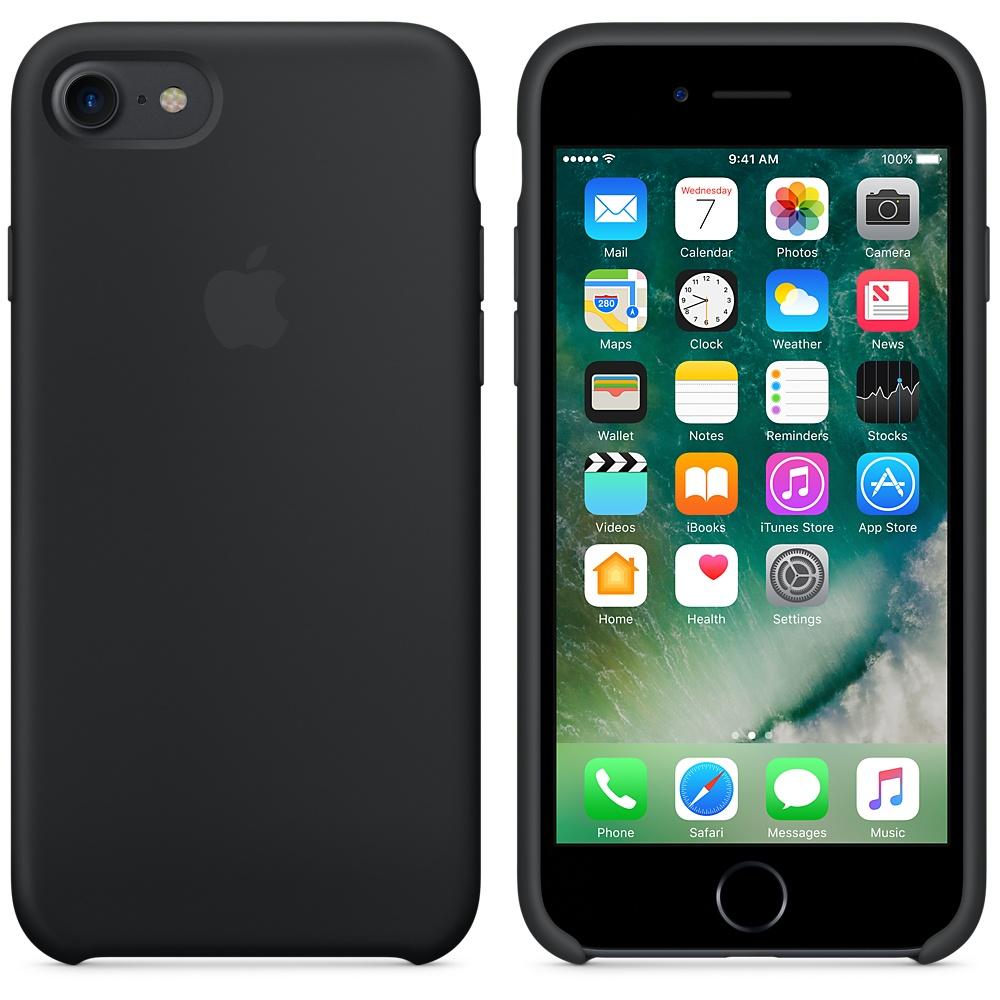 Apple Silicone Case iPhone 7 MMW82ZM/A (czarny)