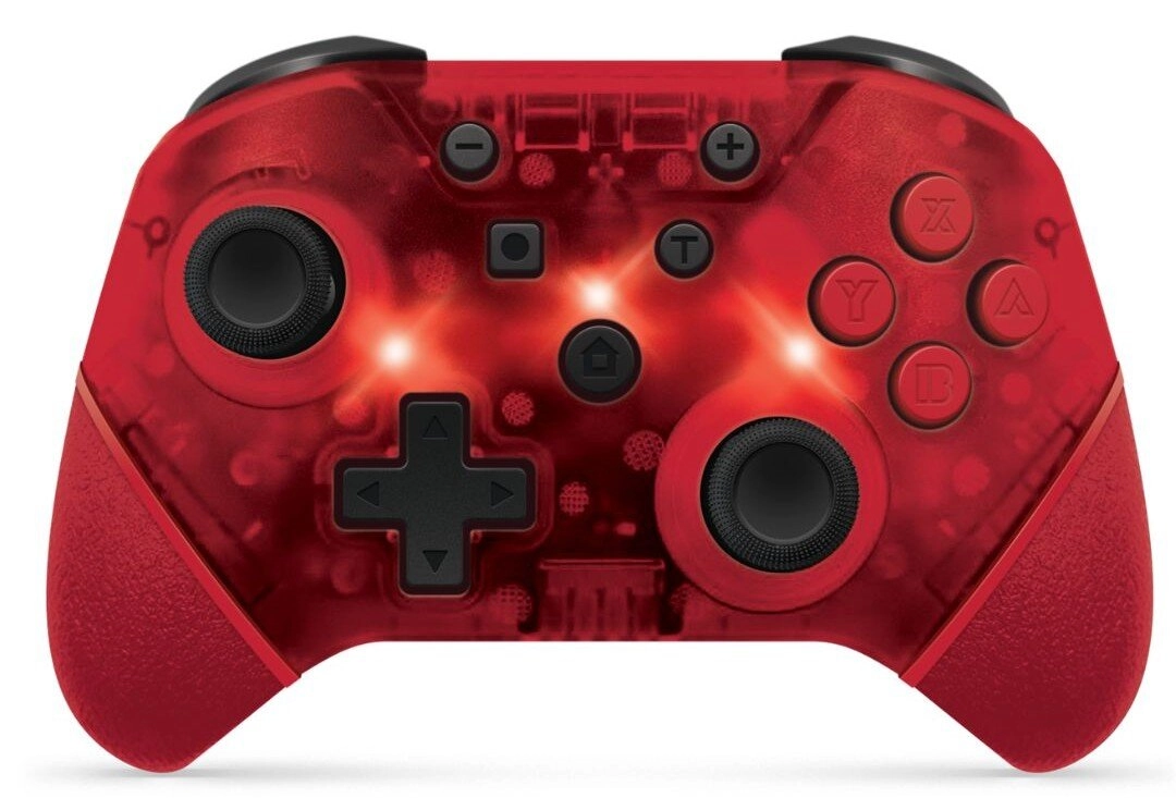 Pad Armor3 NuChamp Wireless Game Controller LED do Nintendo Switch Bezprzewodowy Czerwony