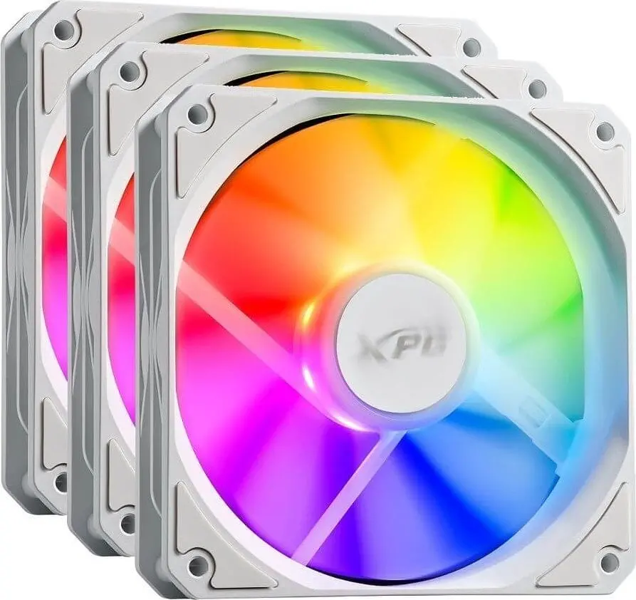Zestaw wentylatorów XPG Vento R 120 ARGB PWM 120mm 3szt. Biały