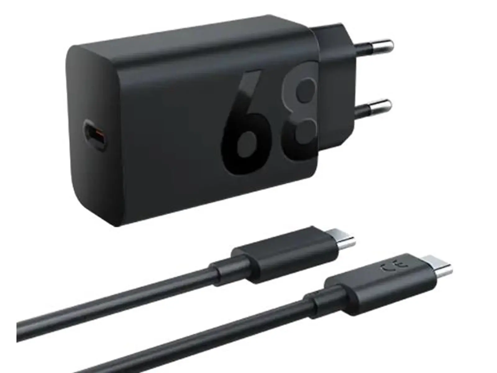 Zasilacz do laptopa Lenovo USB-C Wall Charger 68W Czarny