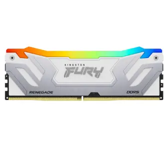 Pamięć RAM Kingston FURY Renegade RGB DDR5 24GB 8400 CL40 Biało-srebrny