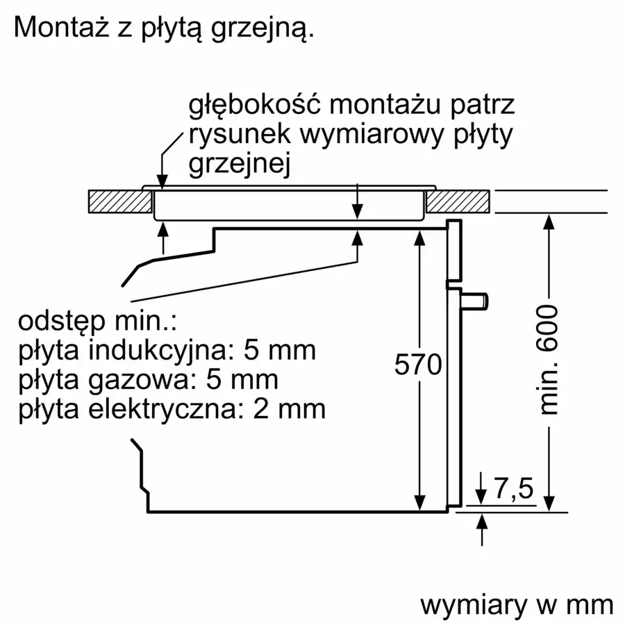 Piekarnik elektryczny Bosch Serie 4 HBA534BW3 Termoobieg Biały