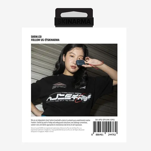 Etui na słuchawki Skinarma Spunk do AirPods Pro 2 Niebieski