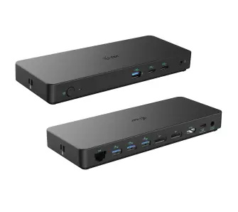 Stacja dokująca i-Tec C31TRIPLEDOCKPDPRO2 USB-C Triple Display Docking Station Gen 2 Pro + Power Delivery 100W Czarny