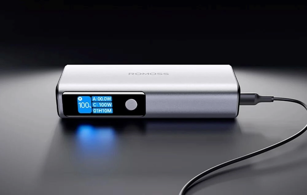 Powerbank Romoss PPU20 20000mAh 130W Srebrny