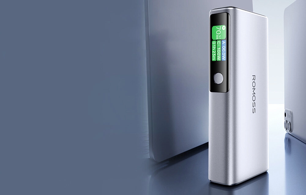 Powerbank Romoss PPU20 20000mAh 130W Srebrny