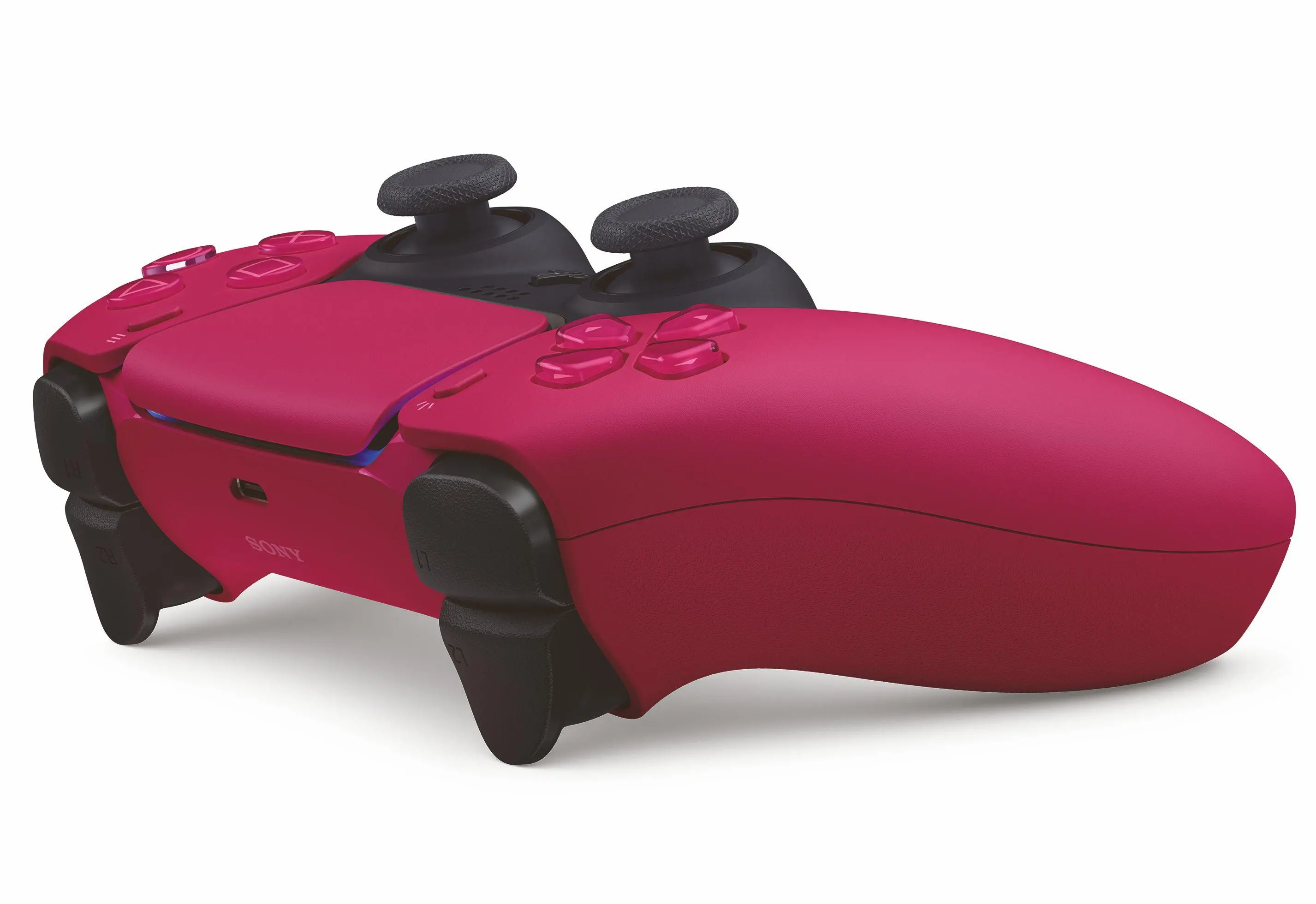 Konsola Sony PlayStation 5 Digital Slim D Chassis (PS5) 1TB Fortnite Cobalt + Dodatkowy Pad Czerwony + stacja ładowania DualSens