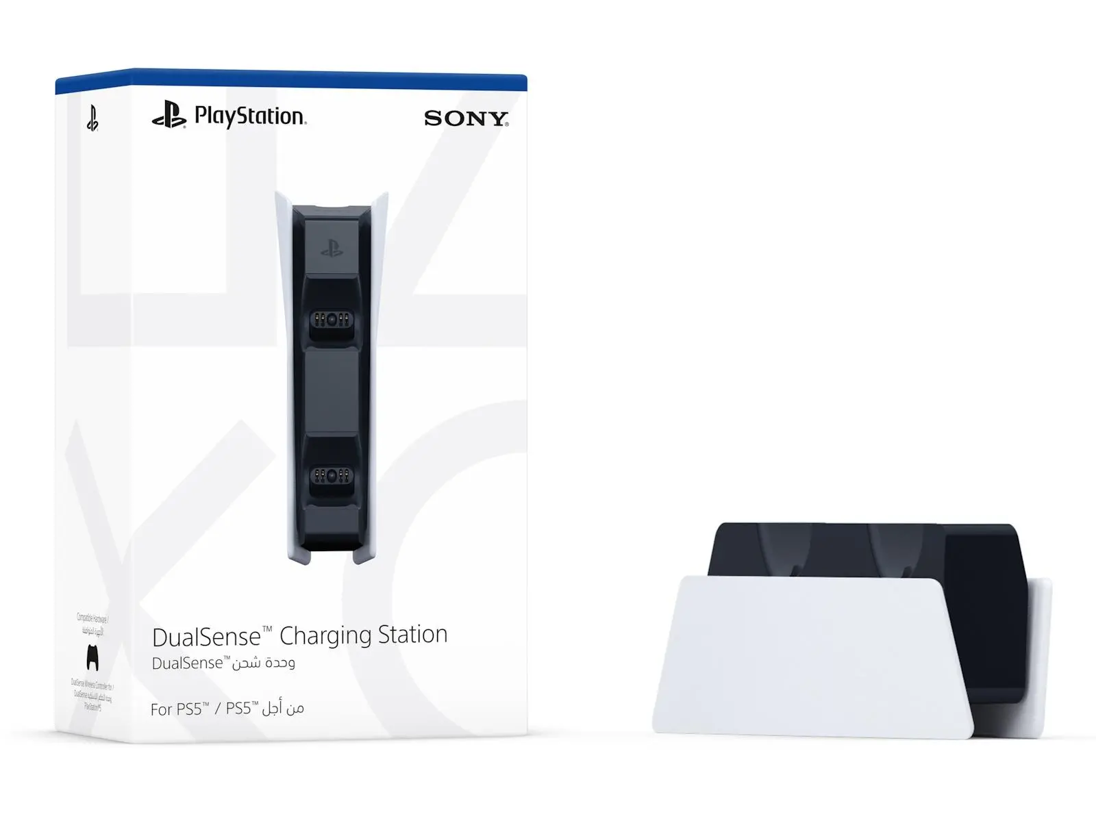 Konsola Sony PlayStation 5 Digital Slim D Chassis (PS5) 1TB Fortnite Cobalt + Dodatkowy Pad Czerwony + stacja ładowania DualSens