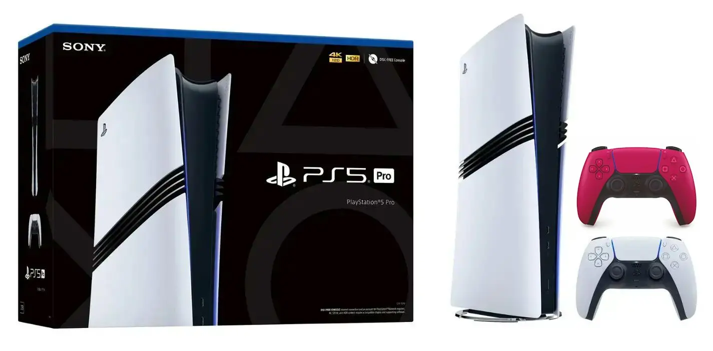Konsola Sony PlayStation 5 Pro (PS5) 2TB + Dodatkowy Pad Czerwony