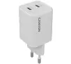 Ładowarka sieciowa Canyon CU45CC GaN 45W 2xPD Biały