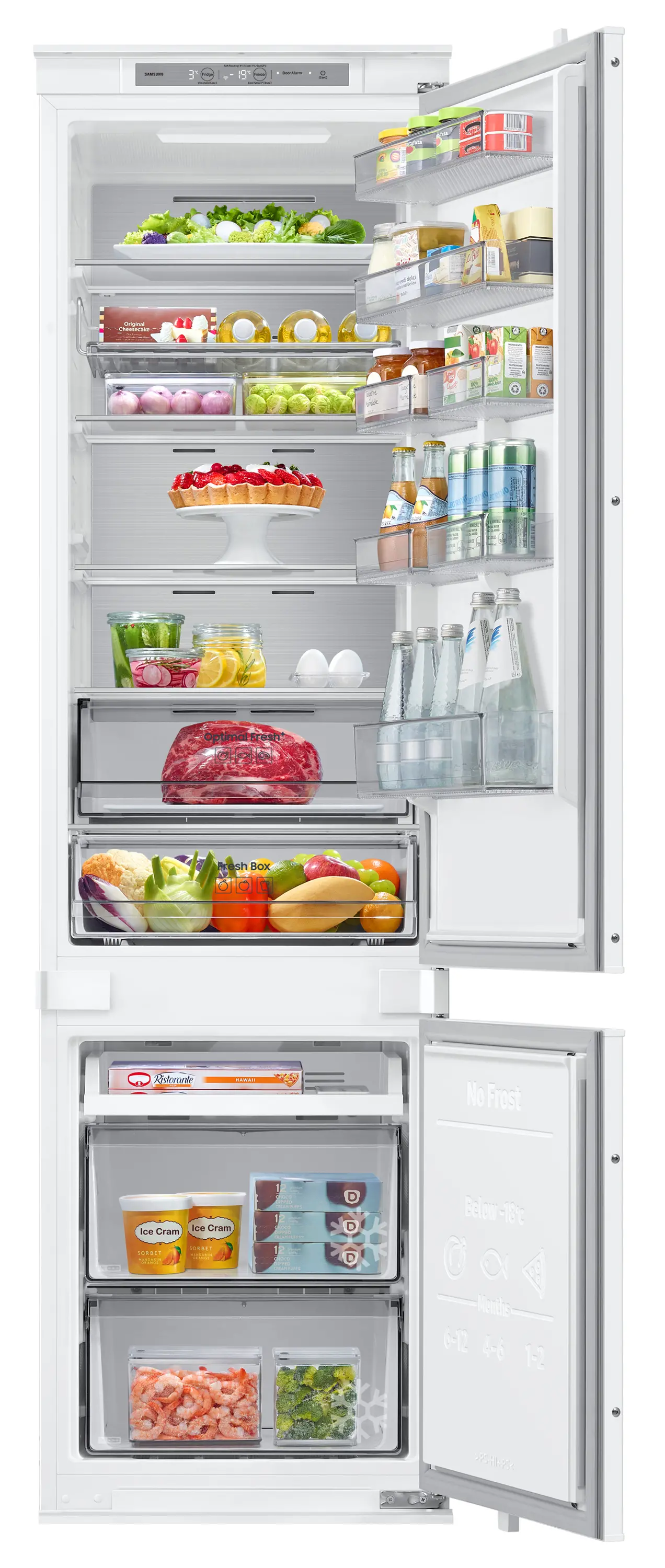 Lodówka Samsung BRB80F30AES0EO Pełny No Frost 193,5cm Komora świeżości Zdalne sterowanie