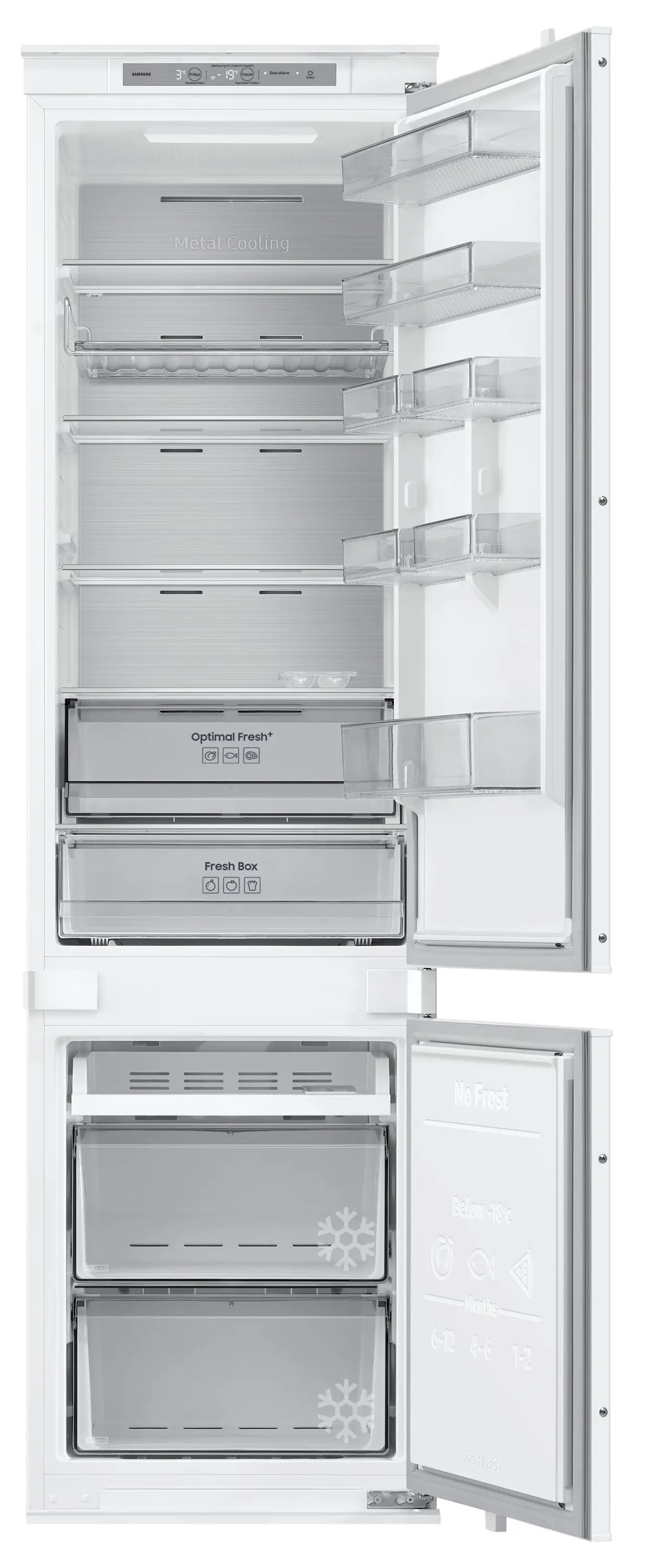 Lodówka Samsung BRB80F30AES0EO Pełny No Frost 193,5cm Komora świeżości Zdalne sterowanie