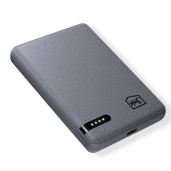Powerbank 3mk Pocket 5000mAh 12W USB-C Szary