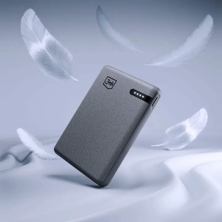 Powerbank 3mk Pocket 5000mAh 12W USB-C Szary