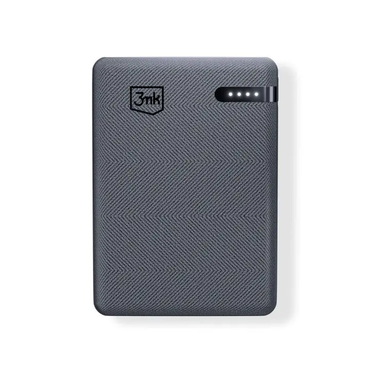 Powerbank 3mk Pocket 5000mAh 12W USB-C Szary