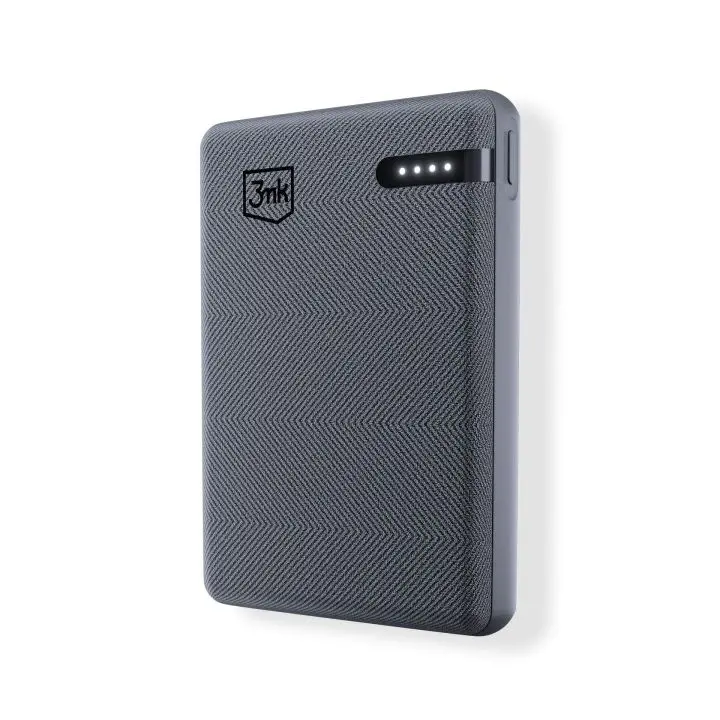Powerbank 3mk Pocket 5000mAh 12W USB-C Szary