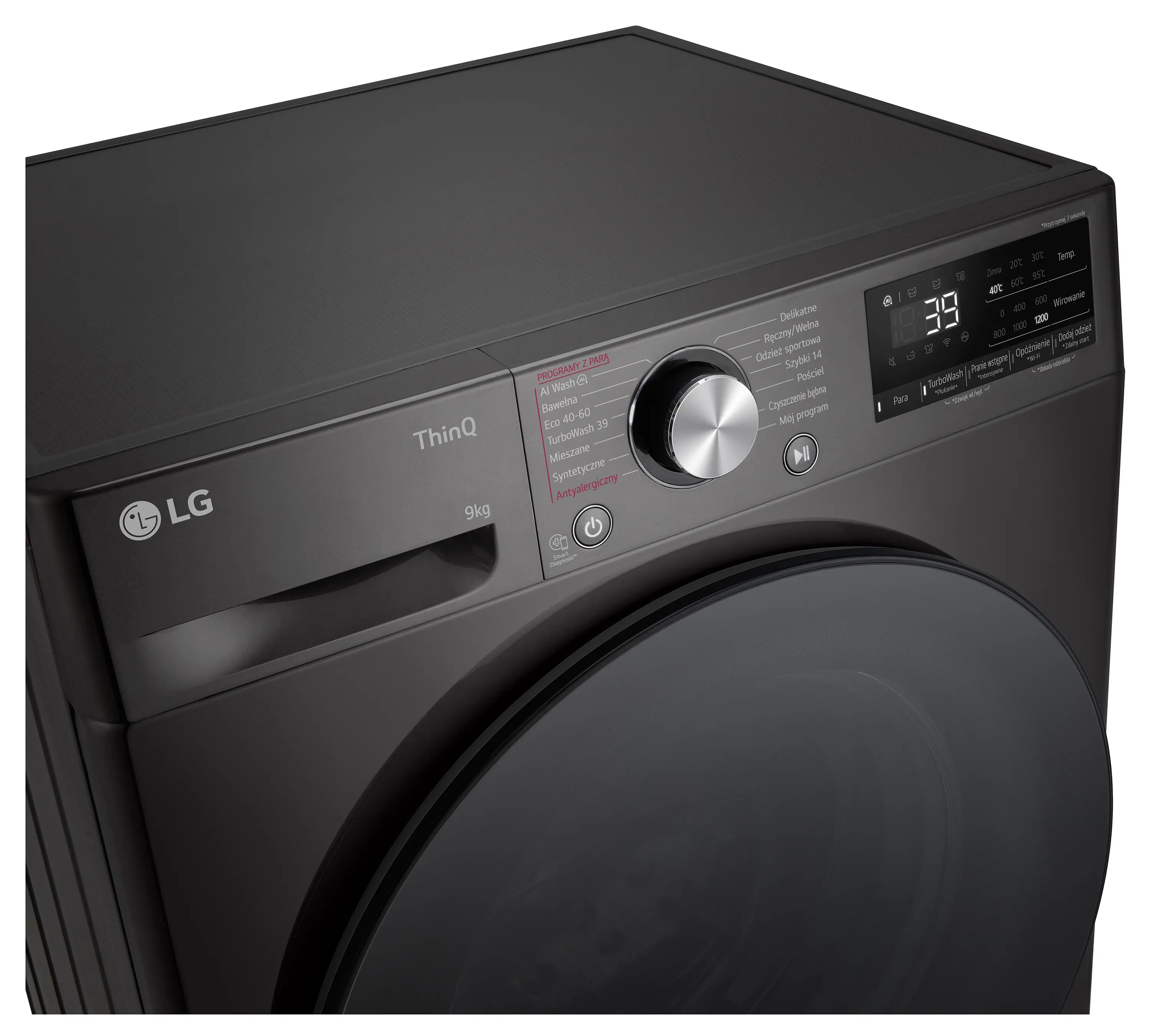 Pralka LG Vivace R700 F2W9S72YZ Slim 9kg 1200obr/min Zdalne sterowanie