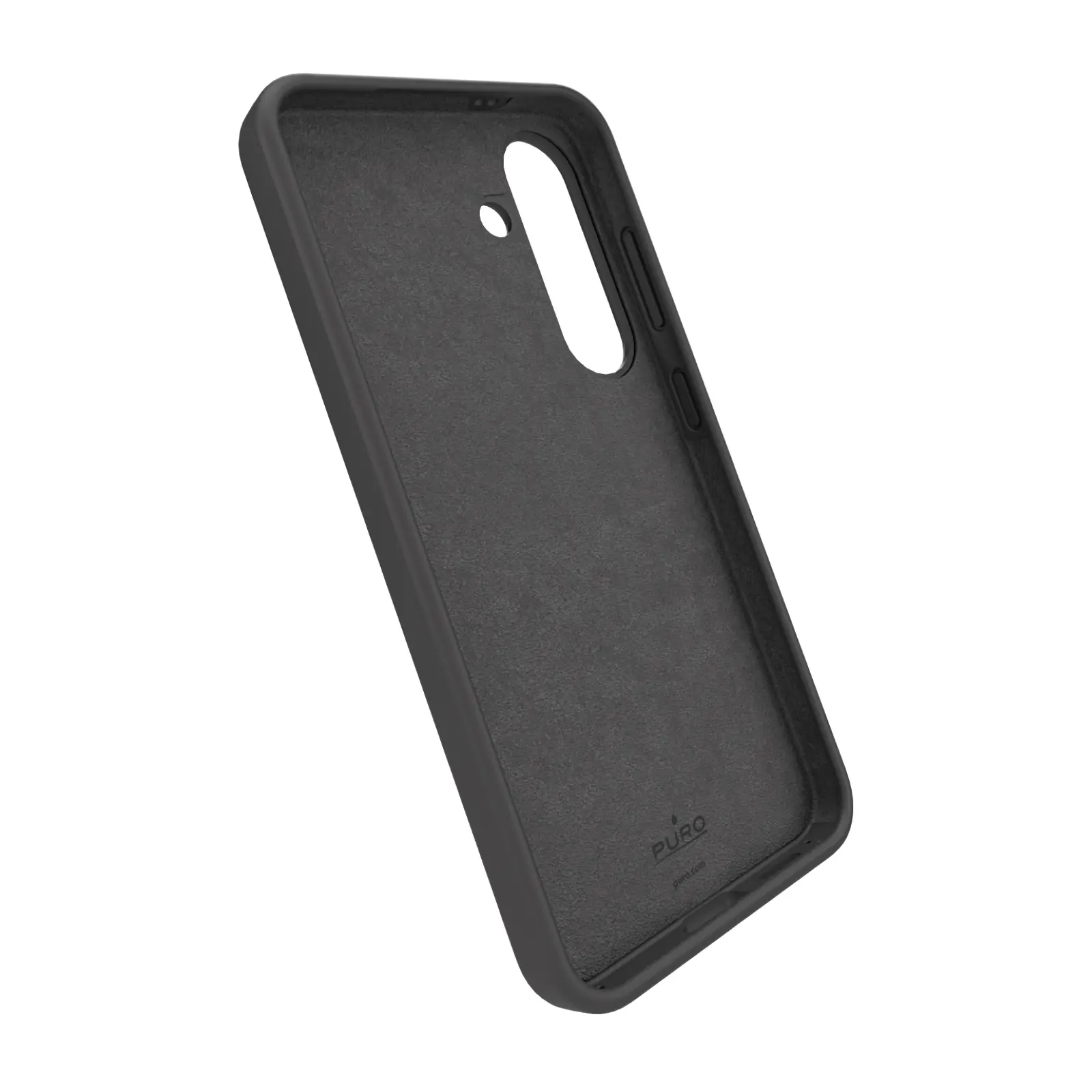 Etui Puro Icon do Galaxy S25 Plus Czarny