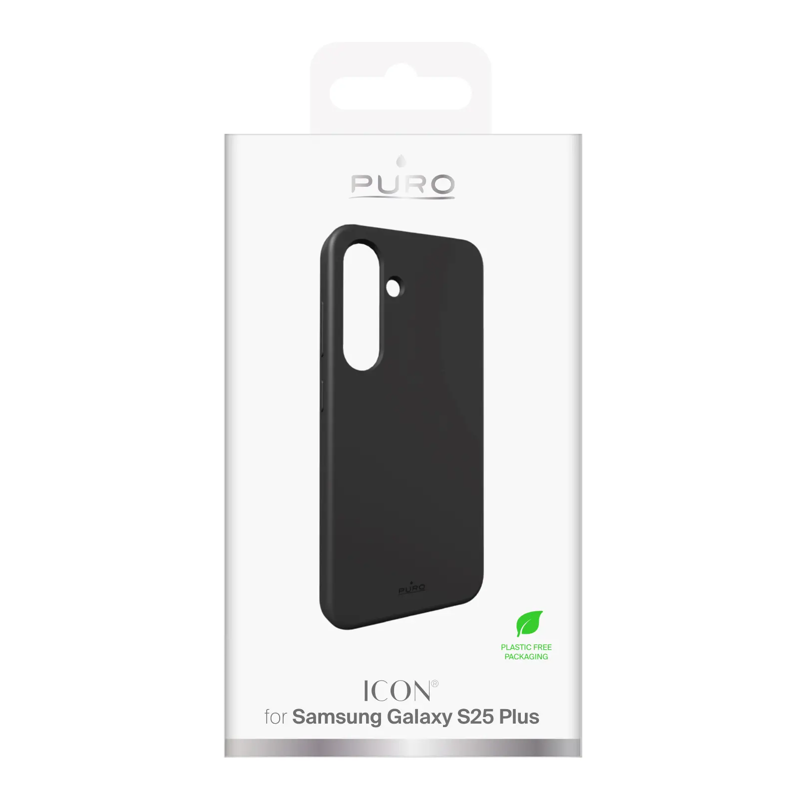 Etui Puro Icon do Galaxy S25 Plus Czarny