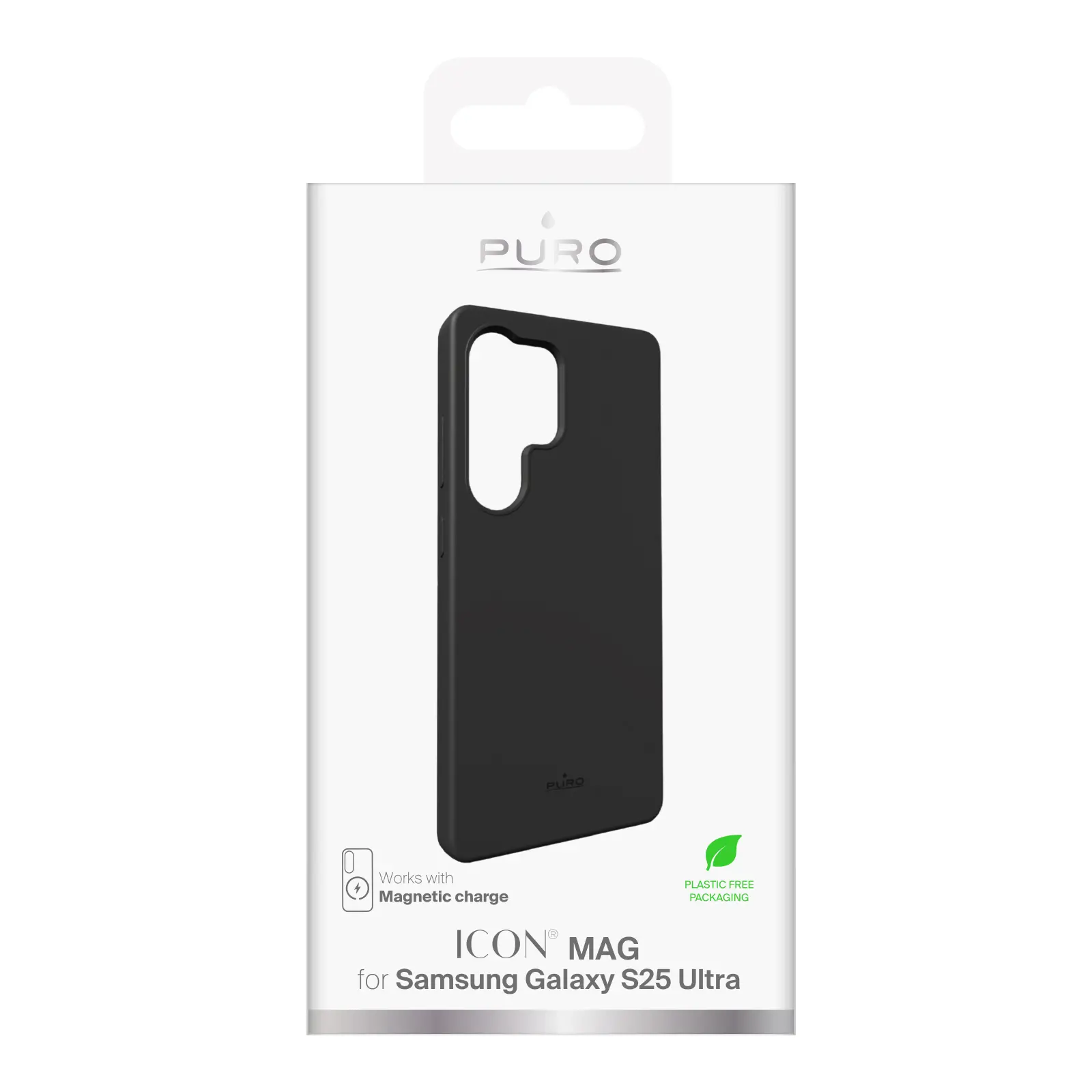 Etui Puro Icon Mag do Galaxy S25 Ultra Czarny