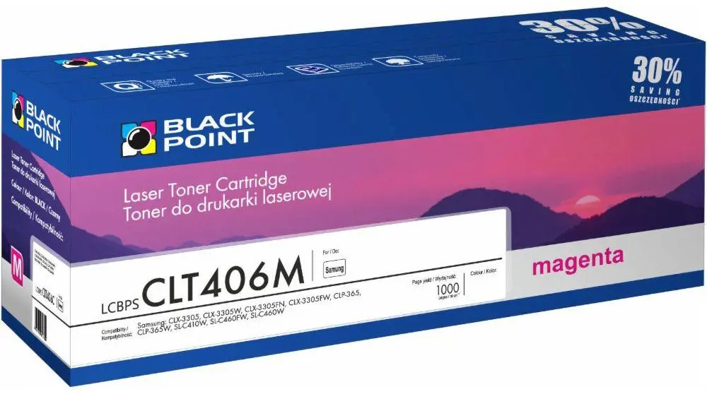 Toner Black Point LCBPSCLT406M (zamiennik CLT-M406S) Purpurowy