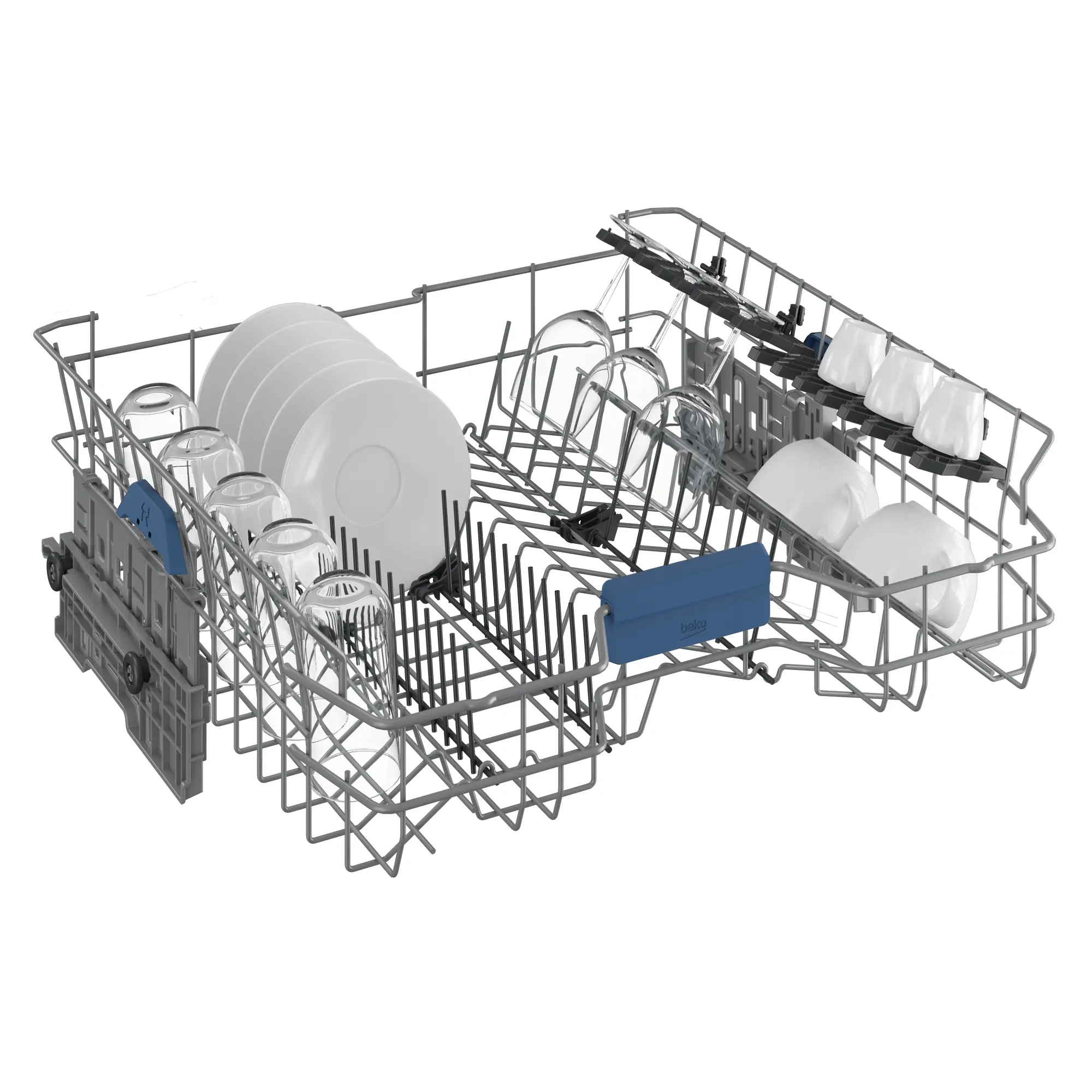 Zmywarka Beko b300 DEN48530X 59,9cm Automatyczne otwieranie drzwi Szuflada na sztućce